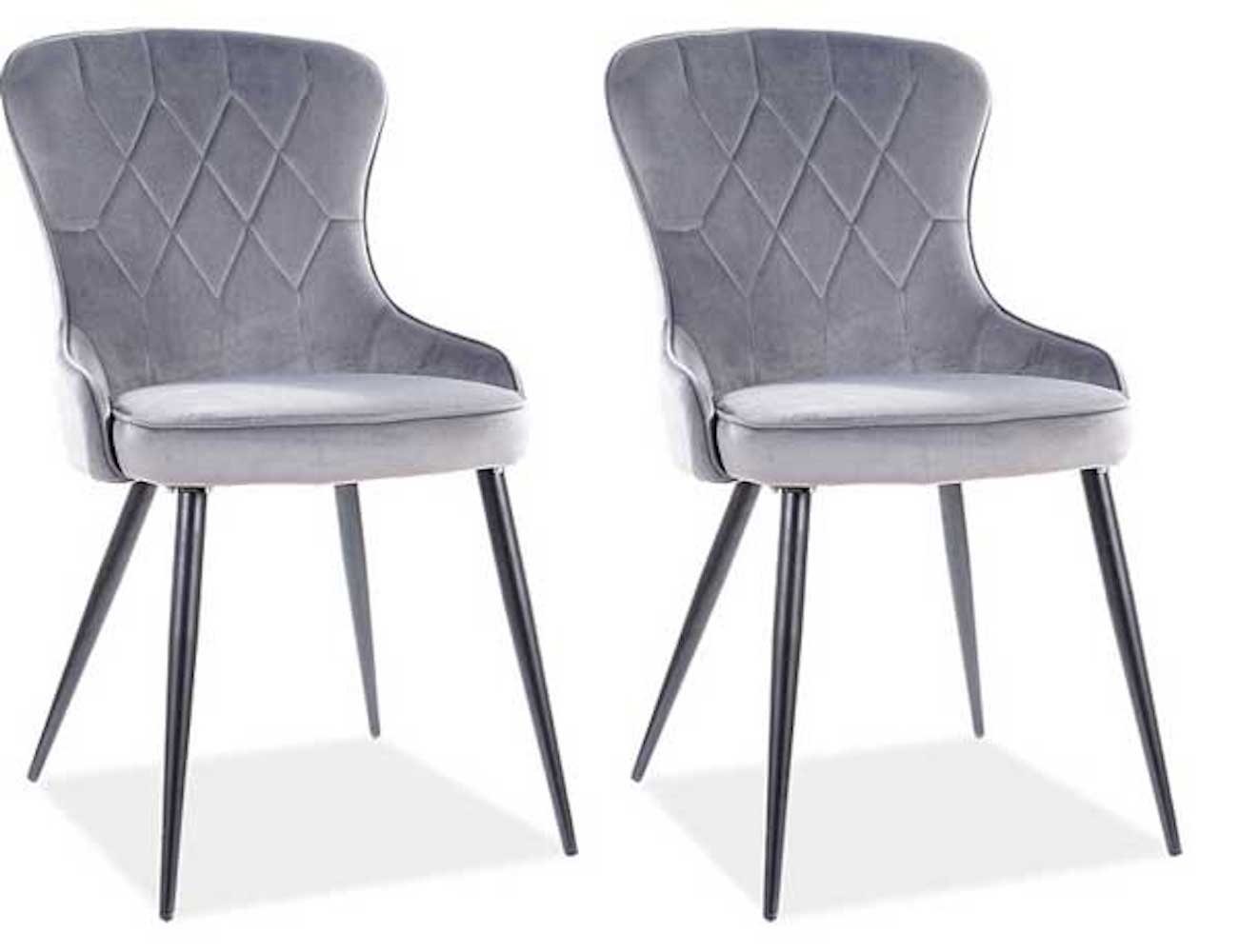 Feldmann-Wohnen Esszimmerstuhl Lotus (2 St), grau 2er Set von Feldmann-Wohnen