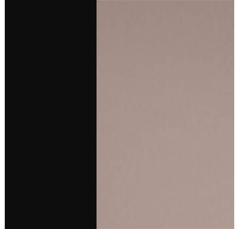 Feldmann-Wohnen Faltlifthängeschrank Bonn (W8B/80-AV, 2-geteilte Hochfaltklappe, 2 Einlegeböden, 1-St., moderne Optik, MDF Fronten) schwarz / rosé kupfer matt von Feldmann-Wohnen