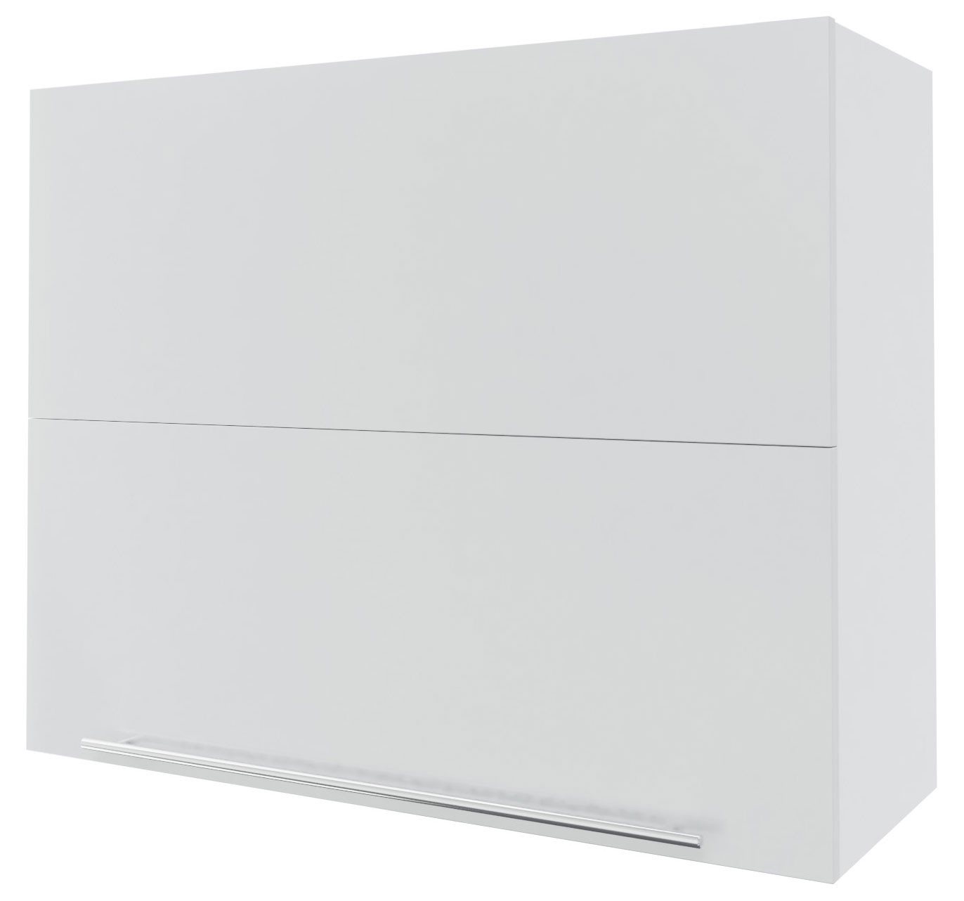 Feldmann-Wohnen Faltlifthängeschrank Essen (2-teilige Hochfaltklaptür, innen 2 Einlegeböden, Soft-Close-Funktion, 1-St., mit Aventos Klappenbeschlag, Ultrahochglanz, abrieb- / kratzfest) 90x32,5x72cm Front- und Korpusfarbe wählbar mit 1 Klappe von Feldmann-Wohnen