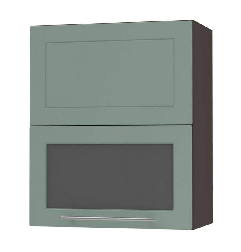 Feldmann-Wohnen Faltlifthängeschrank Kvantum (Klappenbeschläge mit Soft-Close-Funktion, 1-St., Fronten mit dekorativen Fräsungen und leicht abgerundeten Ecken) 60x32,5x72cm Front- und Korpusfarbe wählbar mit Hochfaltklappe von Feldmann-Wohnen