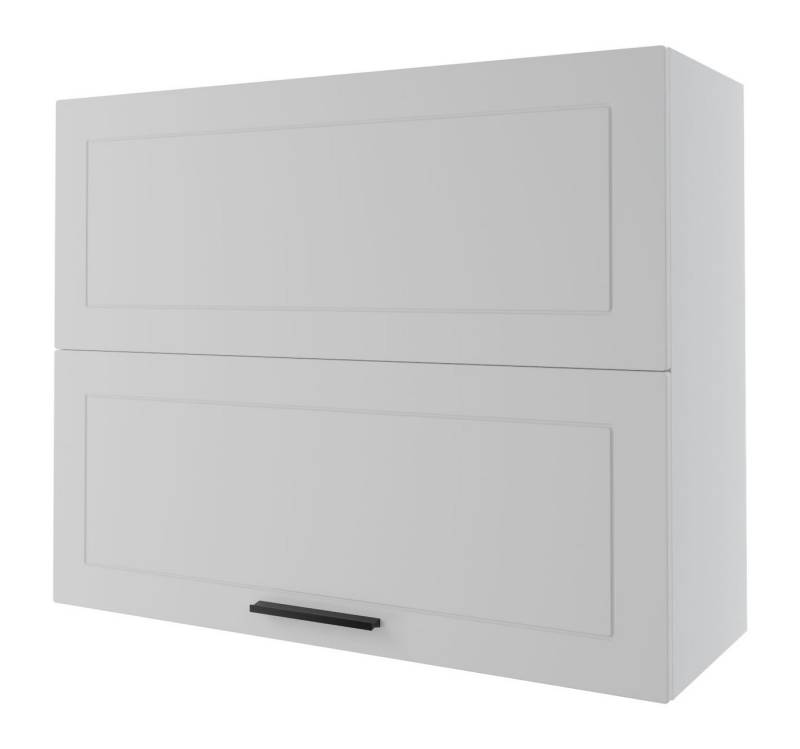 Feldmann-Wohnen Faltlifthängeschrank Kvantum (Klappenbeschläge mit Soft-Close-Funktion, 1-St., Fronten mit dekorativen Fräsungen und leicht abgerundeten Ecken) 90x32,5x72cm Front- und Korpusfarbe wählbar mit Hochfaltklappe von Feldmann-Wohnen