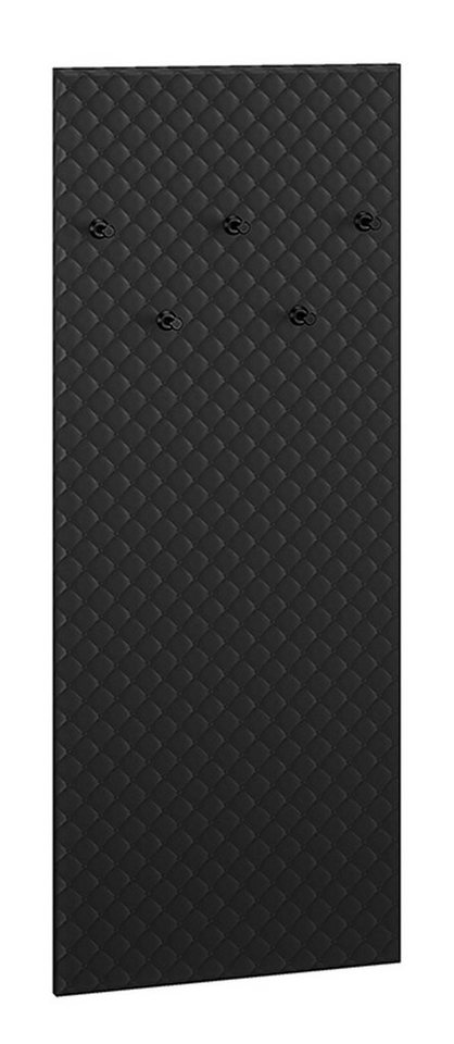 Feldmann-Wohnen Garderobenpaneel Caro (Ziersteppung aus Kunstleder, Korpus: laminierte Spanplatte, 1 St., 1-teilig), 50cm schwarz Feldmann-Wohnen Garderobenpaneel Caro (Ziersteppung aus Kunstleder, Korpus: laminierte Spanplatte, 1 St., 1-teilig), 50cm schwarz von Feldmann-Wohnen
