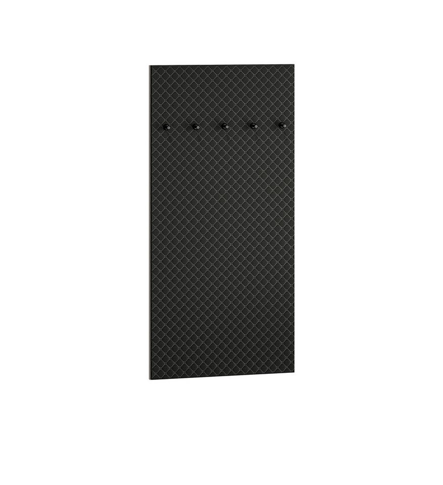 Feldmann-Wohnen Garderobenpaneel Nevio (5 Kleiderhaken, 1 St., Ziersteppung), 70x3x145cm schwarz Feldmann-Wohnen Garderobenpaneel Nevio (5 Kleiderhaken, 1 St., Ziersteppung), 70x3x145cm schwarz von Feldmann-Wohnen