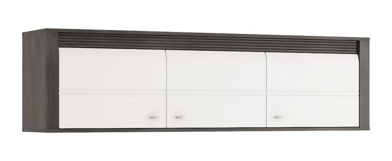 Feldmann-Wohnen Drehtürenschrank Sevilla (chromglänzende Griffe, Wandmontage, 1-St., 3 Drehtüren, 3 Einlegeböden) 176,4cm schwarzkiefer / weiß hg 3-türig Feldmann-Wohnen Drehtürenschrank Sevilla (chromglänzende Griffe, Wandmontage, 1-St., 3 Drehtüren, 3 Einlegeböden) 176,4cm schwarzkiefer / weiß hg 3-türig von Feldmann-Wohnen