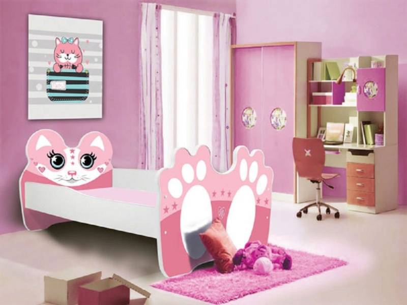 Kinderbett BEAR (Liegefläche: 70 x 140 cm), Motiv wählbar von Feldmann-Wohnen