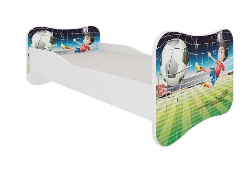 Feldmann-Wohnen Kinderbett Gonzalo (max. Belastbarkeit 110kg, Liegefläche 80 x 160 cm, 1-tlg., mit Matratze und Lattenrost), 88cm weiß 80 x 160cm Liegefläche von Feldmann-Wohnen