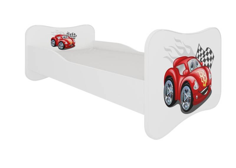 Feldmann-Wohnen Kinderbett Gonzalo (max. Belastbarkeit 110kg, Liegefläche 80 x 160 cm, 1-tlg., mit Matratze und Lattenrost), 88cm weiß 80 x 160cm Liegefläche von Feldmann-Wohnen