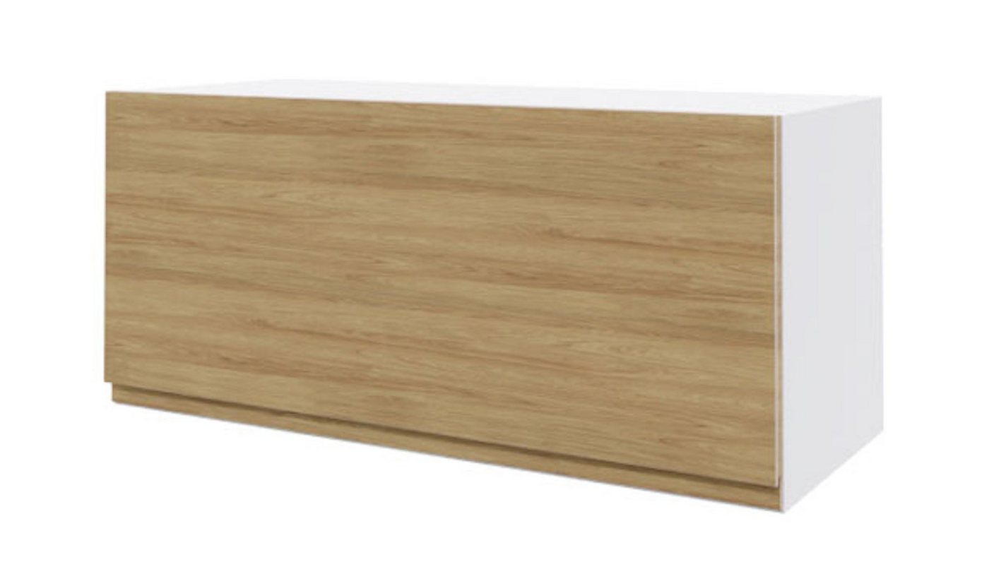 Feldmann-Wohnen Klapphängeschrank Arezzo (1-St) 80cm Front- und Korpusfarbe wählbar grifflos mit Hochklappe von Feldmann-Wohnen