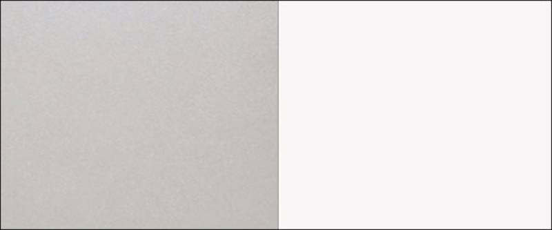 Feldmann-Wohnen Klapphängeschrank Bonn (1 Klappe, 1 Fach, 1-St., moderne Optik, MDF Fronten) BO-W4B/30 mit Klappe 30cm grau Front weiß matt von Feldmann-Wohnen