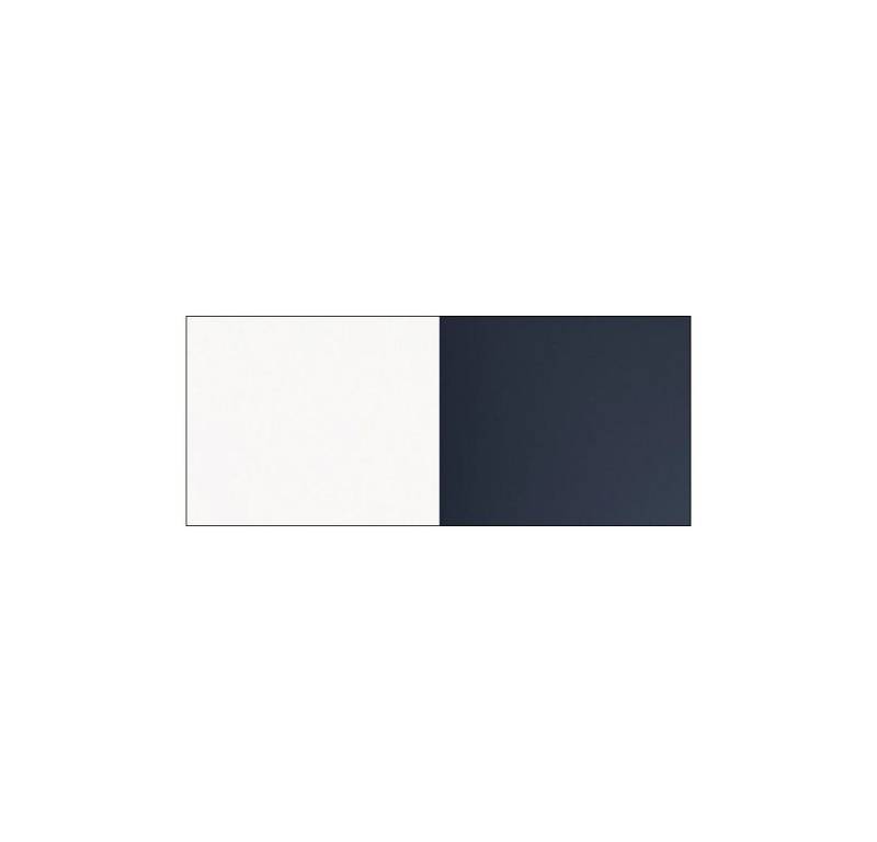 Feldmann-Wohnen Klapphängeschrank Bonn (1 Klappe, 1 Fach, 1-St., moderne Optik, MDF Fronten) BO-W6B/40 mit Klappe 40cm weiß Front marineblau matt von Feldmann-Wohnen