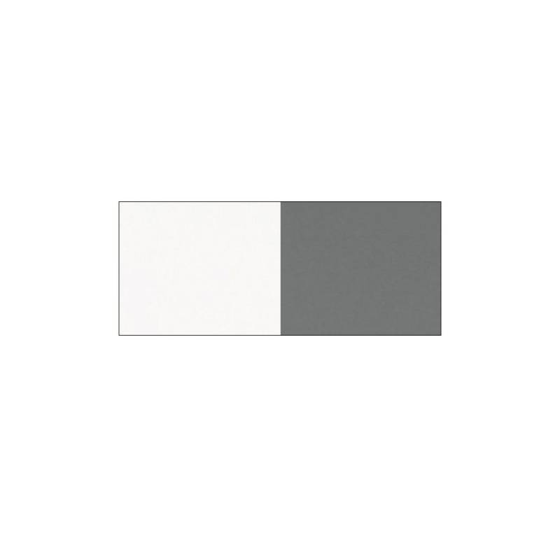 Feldmann-Wohnen Klapphängeschrank Bonn (1 Klappe, 1 Fach, 1-St., moderne Optik, MDF Fronten) BO-W6B/40 für Hochschränke mit Klappe 40cm weiß Front stone grey matt von Feldmann-Wohnen