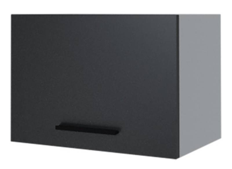 Feldmann-Wohnen Klapphängeschrank Bonn (1 Klappe, 1 Fach, 1-St., moderne Optik, MDF Fronten) BO-W4B/50 mit Klappe 50cm grau Front graphit matt von Feldmann-Wohnen