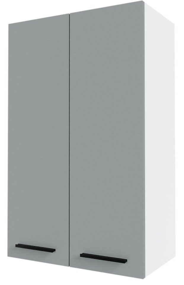 Feldmann-Wohnen Klapphängeschrank Bonn (2-türig, 3 Einlegeböden, 1-St., moderne Optik, MDF Fronten) BO-W4/80 Küchenschrank 2-türig 80cm eiche artisan Front dust grey matt von Feldmann-Wohnen