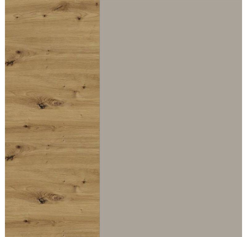 Feldmann-Wohnen Klapphängeschrank Bonn (W4/60, 2-türig, 3 Einlegeböden, 1-St., moderne Optik, MDF Fronten) Eiche Artisan / kaschmir matt von Feldmann-Wohnen