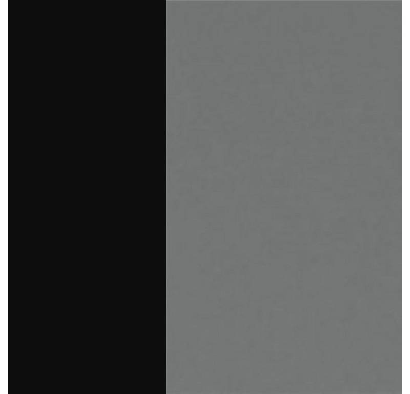 Feldmann-Wohnen Klapphängeschrank Bonn (W4/60/1, 1-türig, 3 Einlegeböden, 1-St., moderne Optik, MDF Fronten) schwarz / dust grey matt von Feldmann-Wohnen