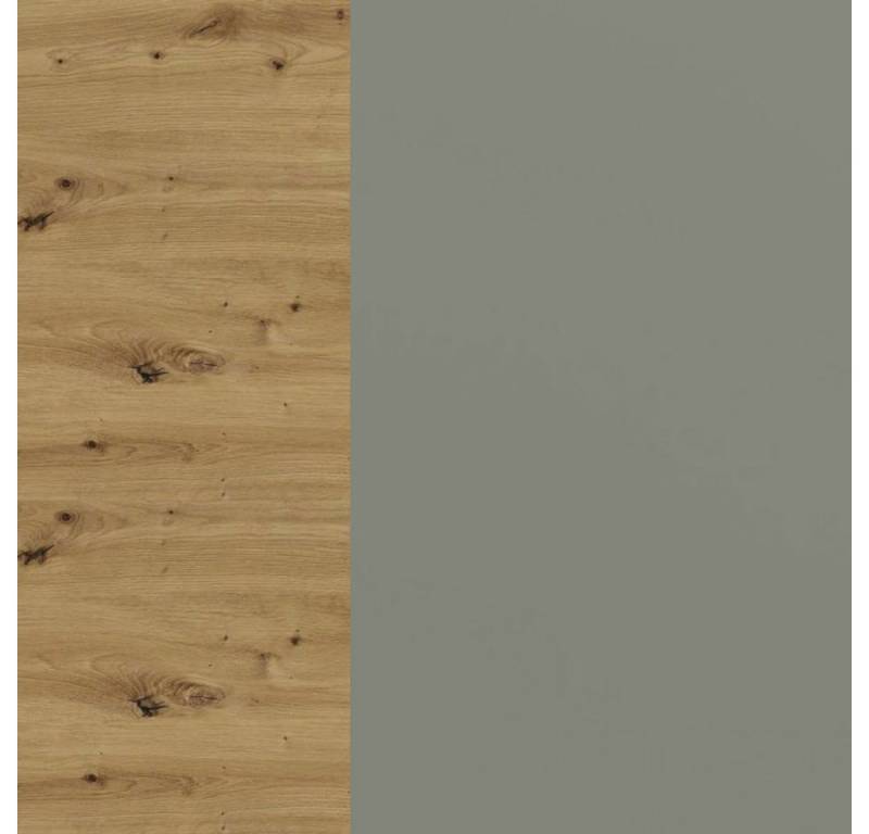 Feldmann-Wohnen Klapphängeschrank Bonn (W4/80, 2-türig, 3 Einlegeböden, 1-St., moderne Optik, MDF Fronten) Eiche Artisan / reed green matt von Feldmann-Wohnen