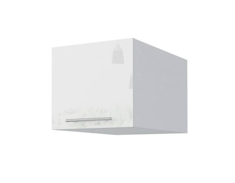 Feldmann-Wohnen Klapphängeschrank Essen (Essen, 1-St., Küchenhängeschrank) 40x59x36cm eiche artisan - schwarz Hochglanz (ES-W6B/40) von Feldmann-Wohnen