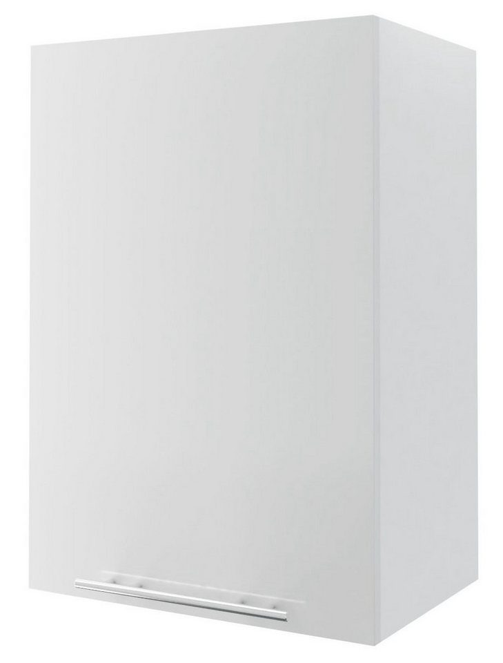 Feldmann-Wohnen Klapphängeschrank Essen (Soft-Close, Türanschlag wechselbar, Acrylfronten (Ultrahochglanz), 1-St., Glanztiefe für Glaseffekt, mit Silberionen (antibakterielle Wirkung) 50x32,5x72cm Front- und Korpusfarbe wählbar, 1 Tür mit 2 Einlegeböden von Feldmann-Wohnen