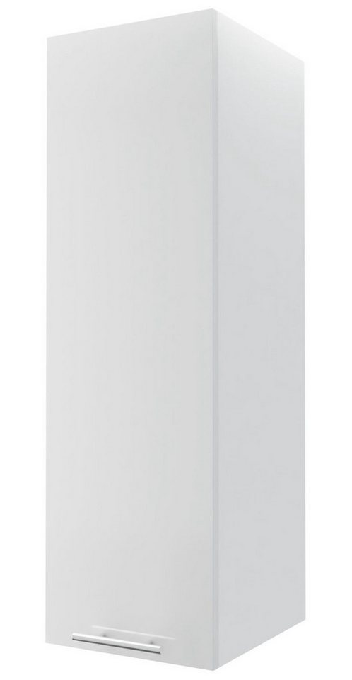 Feldmann-Wohnen Klapphängeschrank Essen (Soft-Close-Funktion, Türanschlag wechselbar, abrieb- / kratzfest, 1-St., Acrylfronten (Ultrahochglanz), mit Glanztiefe für Glaseffekt) 30x32,5x96cm Front- und Korpusfarbe wählbar 1-türig mit 3 Einlegeböden von Feldmann-Wohnen