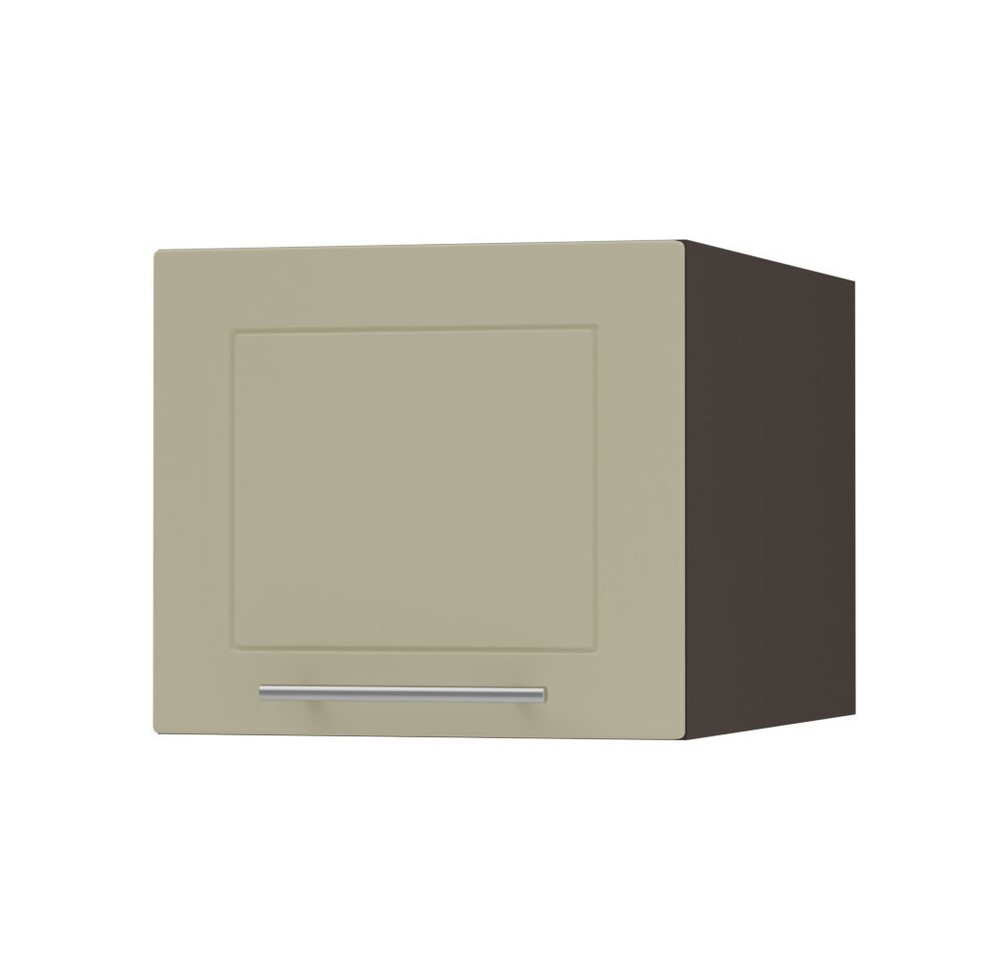 Feldmann-Wohnen Klapphängeschrank Kvantum (1-türig, 1 Fach, Türanschlag oben, Soft-Close, 1-St., Fronten mit dekorativen Fräsungen und leicht abgerundeten Ecken) 40x59x36cm Front- und Korpusfarbe wählbar grifflos mit Klappe von Feldmann-Wohnen