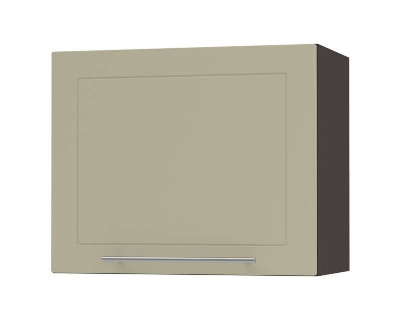 Feldmann-Wohnen Klapphängeschrank Kvantum (1-türig, 1 Fach, Türanschlag oben, Soft-Close, 1-St., Fronten mit dekorativen Fräsungen und leicht abgerundeten Ecken) 60x32,5x50cm Front- und Korpusfarbe wählbar mit 1 Klapptür von Feldmann-Wohnen