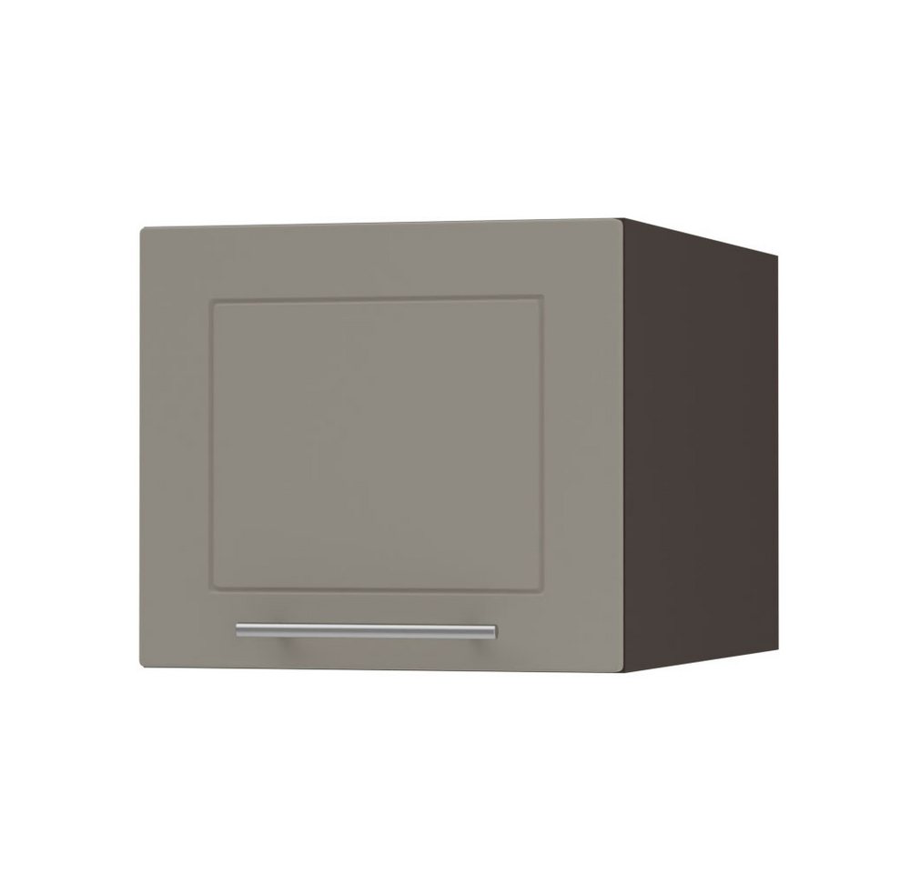 Feldmann-Wohnen Klapphängeschrank Kvantum (1-türig, 1 Fach, Türanschlag oben, Soft-Close, 1-St., Fronten mit dekorativen Fräsungen und leicht abgerundeten Ecken) 40x59x36cm Front- und Korpusfarbe wählbar grifflos mit Klappe von Feldmann-Wohnen