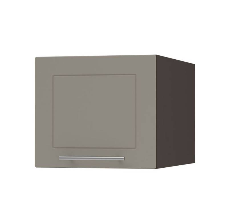 Feldmann-Wohnen Klapphängeschrank Kvantum (1-türig, 1 Fach, Türanschlag oben, Soft-Close, 1-St., Fronten mit dekorativen Fräsungen und leicht abgerundeten Ecken) 40x59x36cm Front- und Korpusfarbe wählbar grifflos mit Klappe von Feldmann-Wohnen