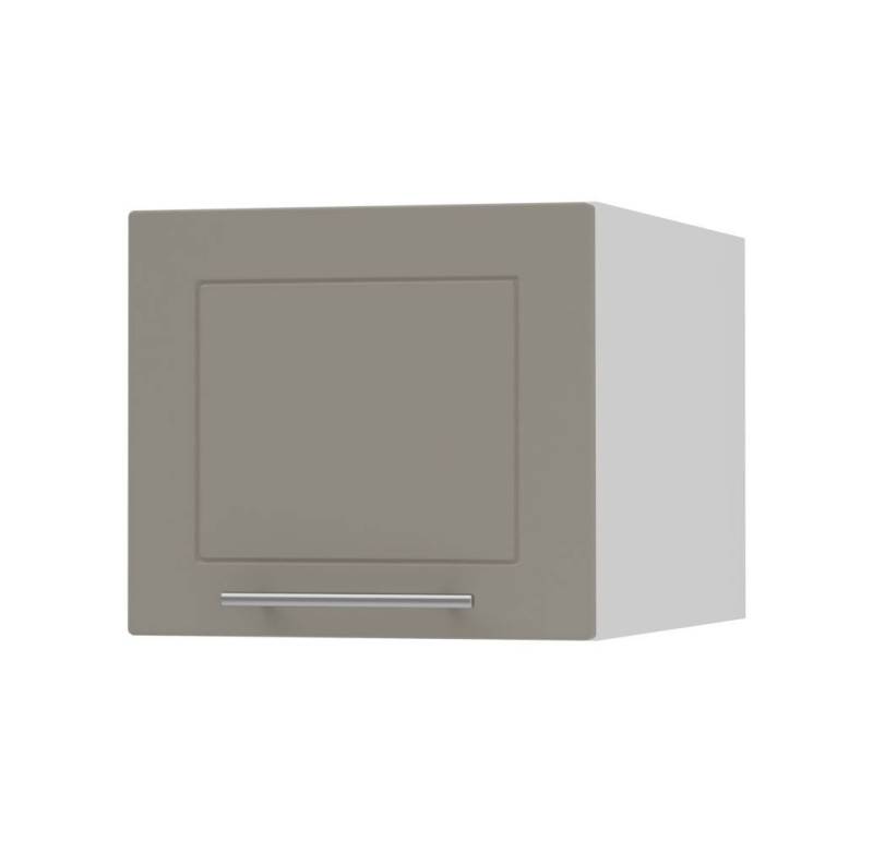 Feldmann-Wohnen Klapphängeschrank Kvantum (1-türig, 1 Fach, Türanschlag oben, Soft-Close, 1-St., Fronten mit dekorativen Fräsungen und leicht abgerundeten Ecken) 40x59x36cm Front- und Korpusfarbe wählbar grifflos mit Klappe von Feldmann-Wohnen