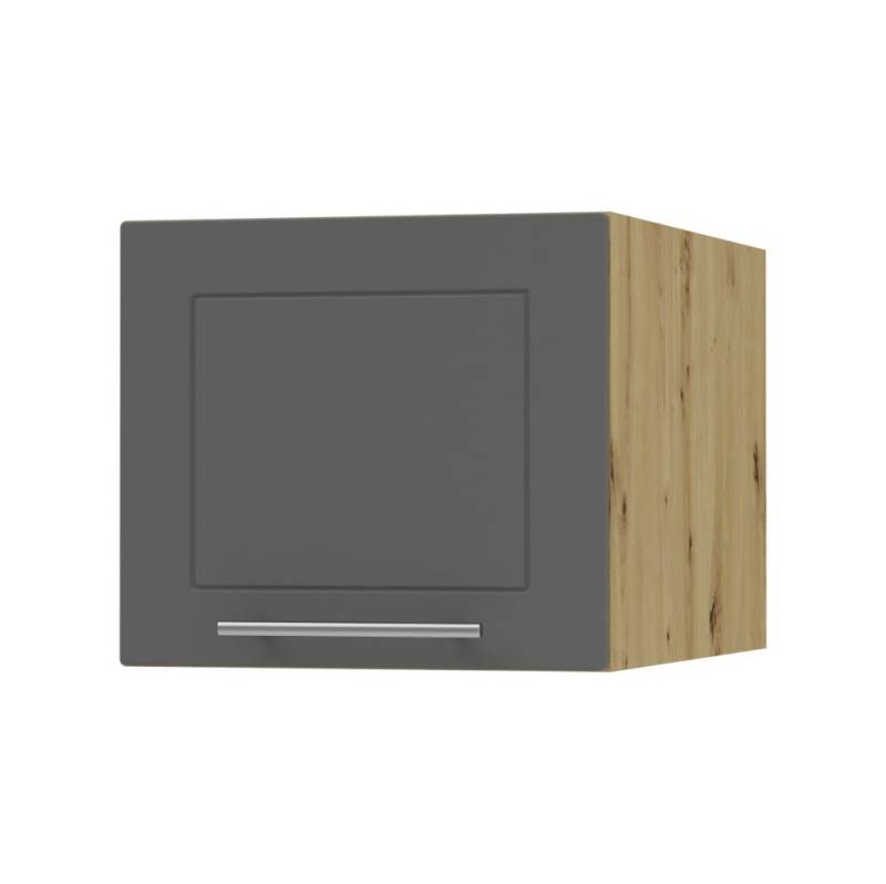 Feldmann-Wohnen Klapphängeschrank Kvantum (1-türig, 1 Fach, Türanschlag oben, Soft-Close, 1-St., Fronten mit dekorativen Fräsungen und leicht abgerundeten Ecken) 40x59x36cm Front- und Korpusfarbe wählbar grifflos mit Klappe von Feldmann-Wohnen