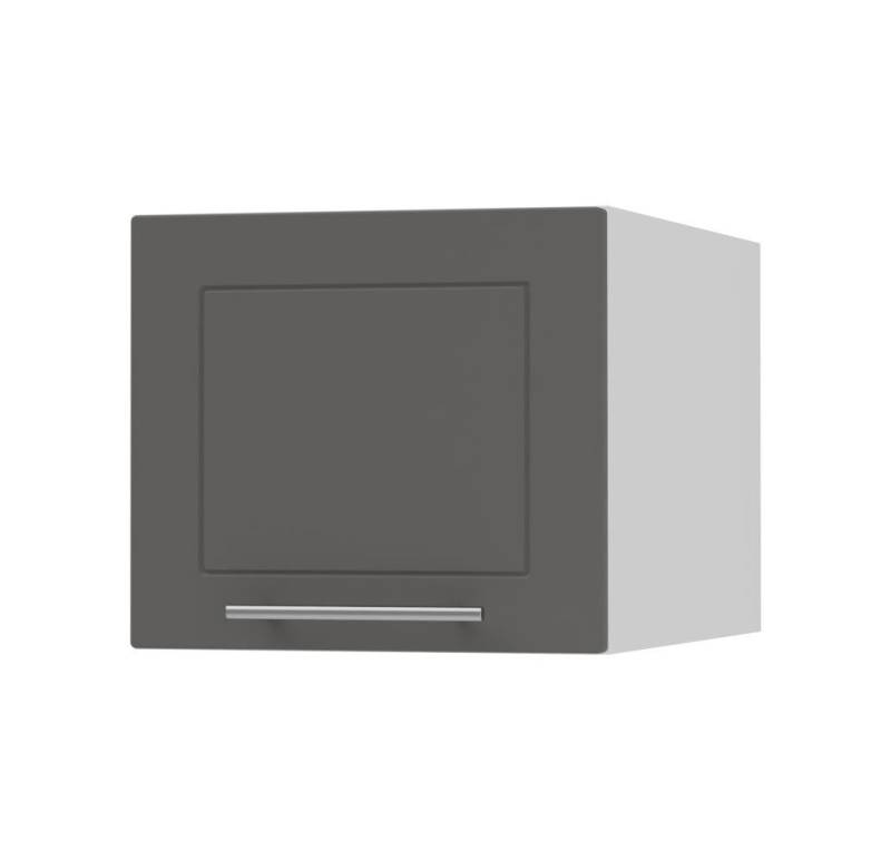 Feldmann-Wohnen Klapphängeschrank Kvantum (1-türig, 1 Fach, Türanschlag oben, Soft-Close, 1-St., Fronten mit dekorativen Fräsungen und leicht abgerundeten Ecken) 40x59x36cm Front- und Korpusfarbe wählbar grifflos mit Klappe von Feldmann-Wohnen