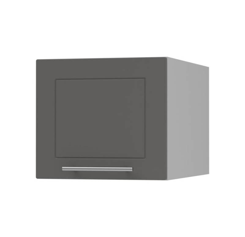 Feldmann-Wohnen Klapphängeschrank Kvantum (1-türig, 1 Fach, Türanschlag oben, Soft-Close, 1-St., Fronten mit dekorativen Fräsungen und leicht abgerundeten Ecken) 40x59x36cm Front- und Korpusfarbe wählbar grifflos mit Klappe von Feldmann-Wohnen