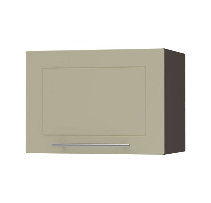 Feldmann-Wohnen Klapphängeschrank Kvantum (1-türig, 1 Fach, Türanschlag oben, Soft-Close, 1-St., Fronten mit dekorativen Fräsungen und leicht abgerundeten Ecken) 50x32,5x36cm Front- und Korpusfarbe wählbar mit 1 Klapptür von Feldmann-Wohnen
