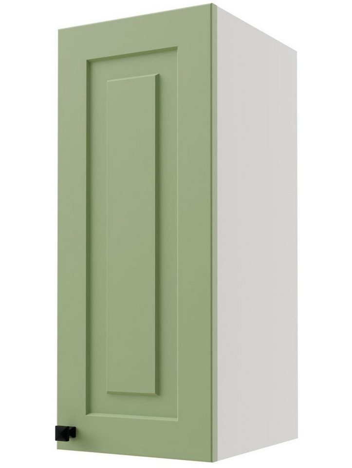 Feldmann-Wohnen Klapphängeschrank Rimini (1-türig, 2 Einlegeböden, 1-St., moderne Optik, MDF Kasetten-Fronten, Soft-Close) 30x32,5x72cm Farbe wählbar von Feldmann-Wohnen