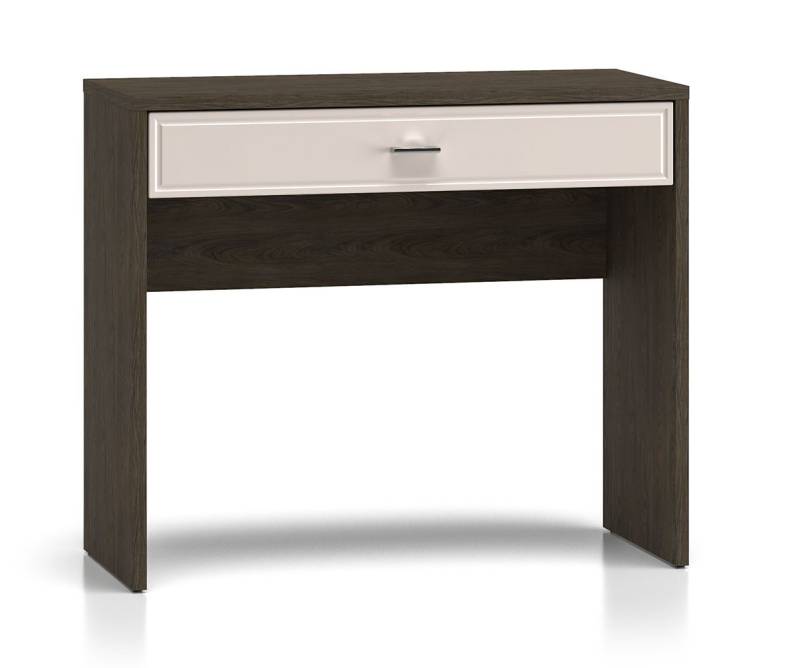 Feldmann-Wohnen Konsolentisch Avante (mit Schublade, 1-St., moderne Optik, mit Schublade, Front MDF), 92x40x78cm Windmill Eiche dunkel Cashmere Hochglanz von Feldmann-Wohnen
