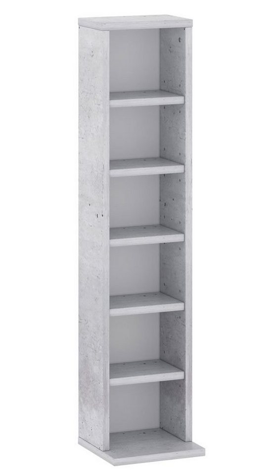 Feldmann-Wohnen Media-Regal 903, 903 1-tlg., 21x20x91cm beton von Feldmann-Wohnen