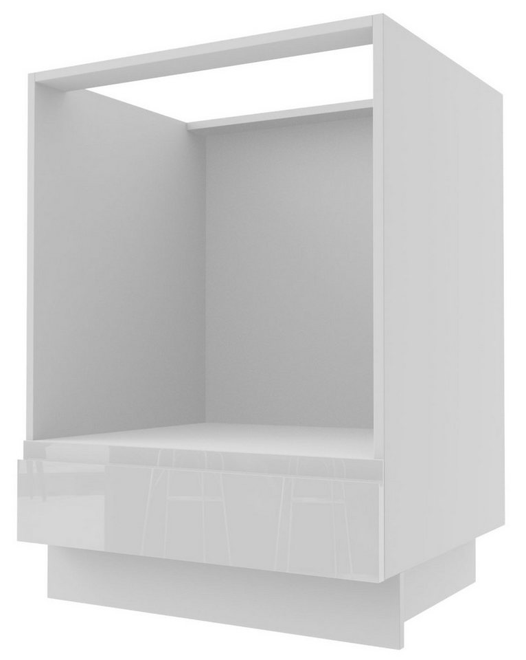 Feldmann-Wohnen Ofenumbauschrank Florence (Florence, 1-St) 60cm Front- & Korpusfarbe wählbar grifflos 1-türig Soft-Close-Funktion von Feldmann-Wohnen