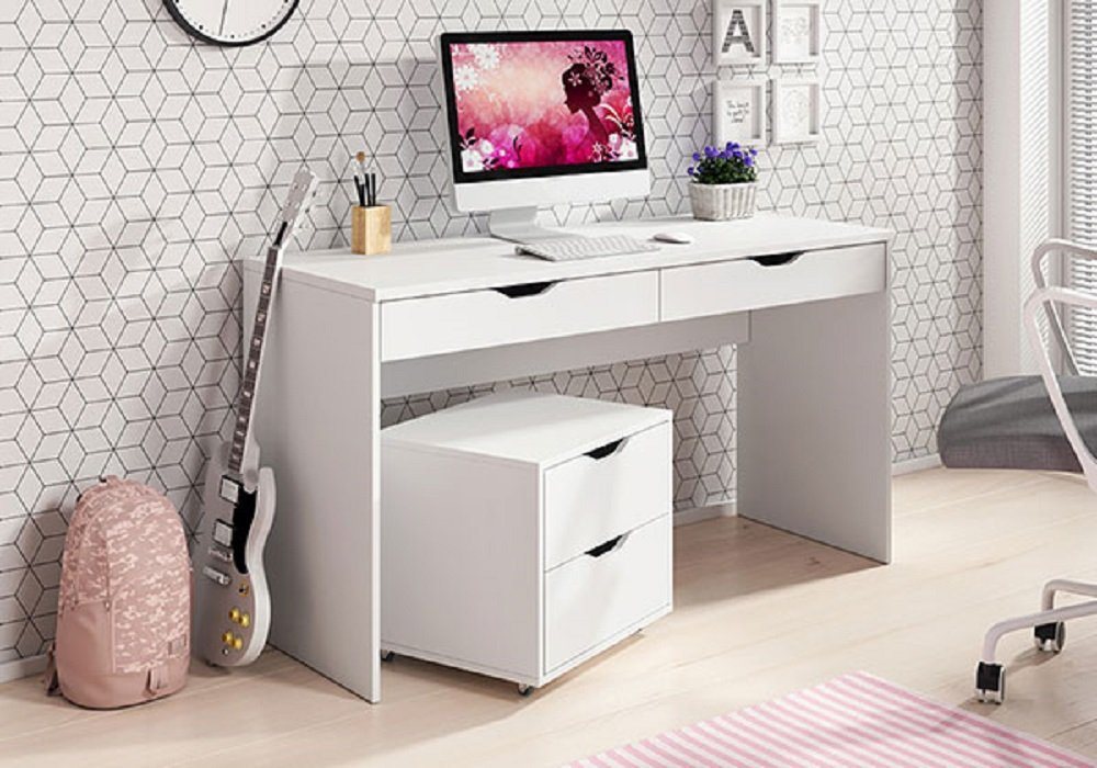 Schreibtisch MATI (PC-Tisch, Computertisch), Ausführung und Farbe wählbar von Feldmann-Wohnen