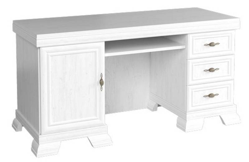 Feldmann-Wohnen Schreibtisch Kora (1-St), 148cm andersen pinie 1-türig mit 3 Schubladen von Feldmann-Wohnen