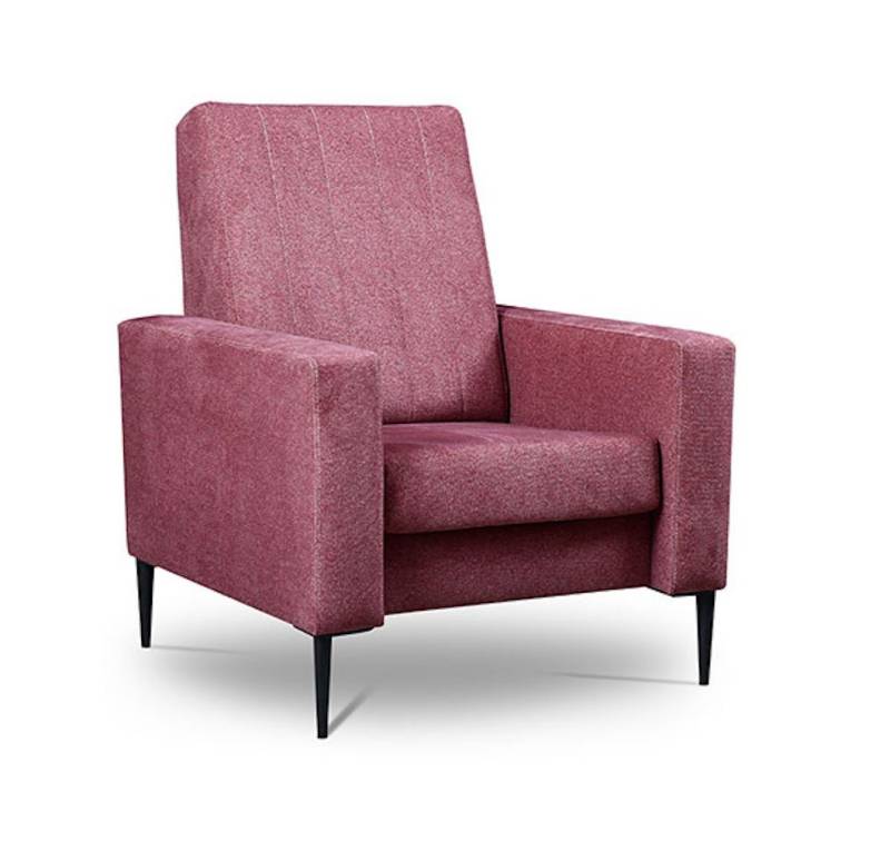 Feldmann-Wohnen Sessel Toronto (Toronto, 1-St), 82cm Farbe wählbar mit Wellenunterfederung von Feldmann-Wohnen