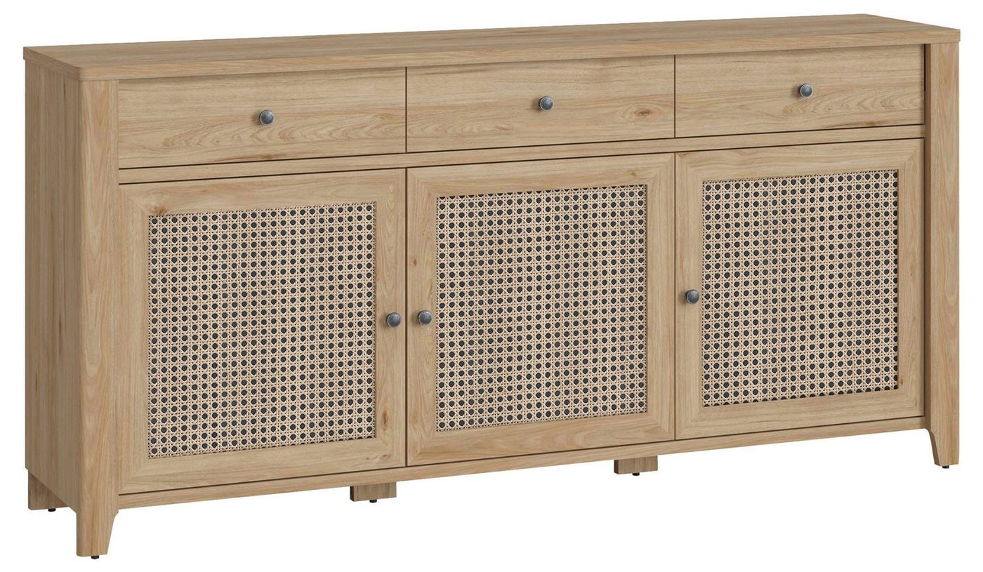 Feldmann-Wohnen Sideboard Cestino (Cestino, 1 St., Sideboard), 188x42x91cm Jackson Hickory Amadeus von Feldmann-Wohnen