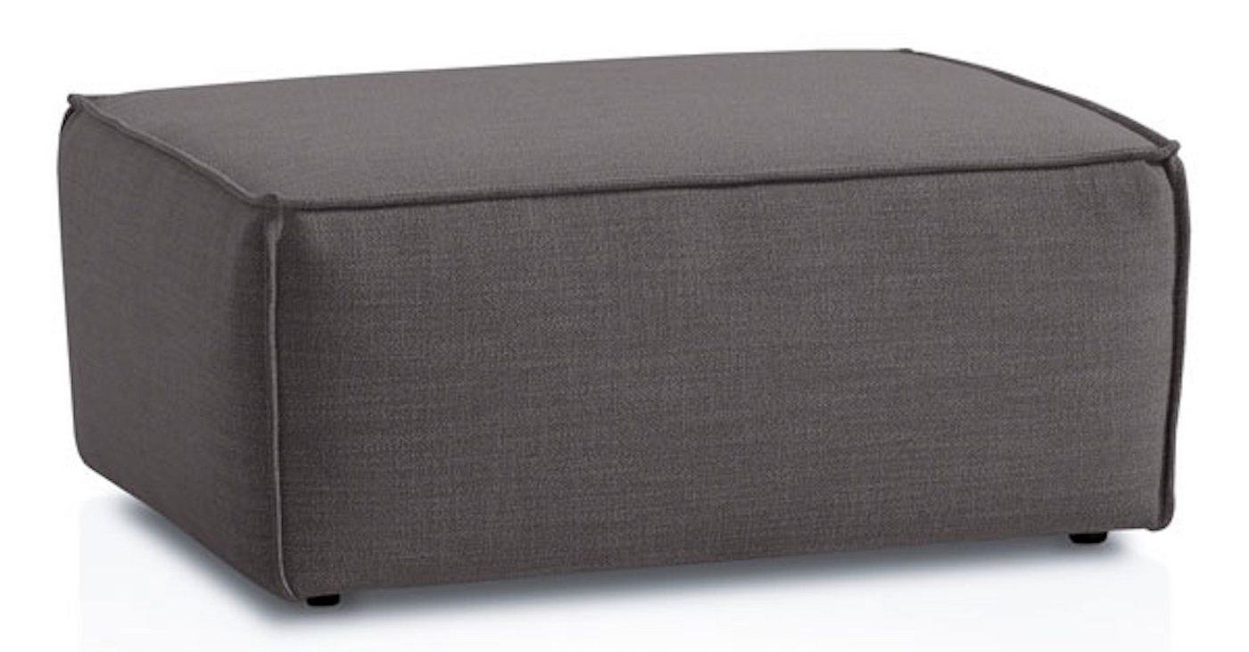 Feldmann-Wohnen Sitzhocker Doha (Doha, 1 St., Hocker), 102x77x44cm dunkelgrau von Feldmann-Wohnen