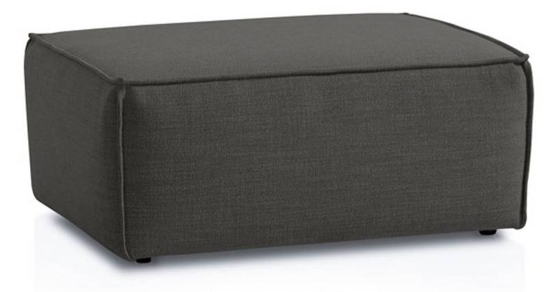 Feldmann-Wohnen Sitzhocker Doha (Doha, 1 St., Hocker), 102x77x44cm schwarz von Feldmann-Wohnen