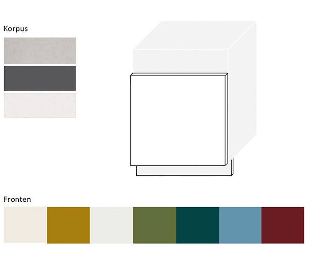 Feldmann-Wohnen Sockelblende Rimini (für teilintegrierte Geschirrspüler, inklusive Sockel, 1 St., moderne Optik, MDF Kasetten-Fronten, Soft-Close), 60x1,9x57cm Farbe wählbar von Feldmann-Wohnen