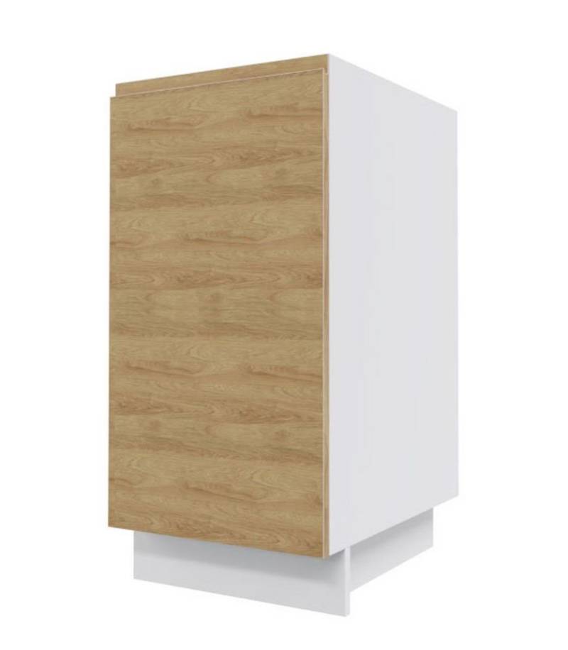 Feldmann-Wohnen Unterschrank Arezzo (1-St) 40cm Front-, Korpusfarbe und Ausführung wählbar grifflos 1-türig von Feldmann-Wohnen
