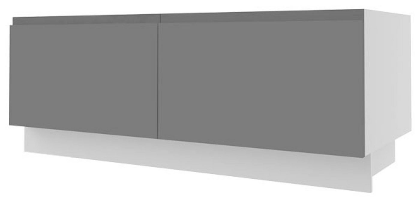 Feldmann-Wohnen Unterschrank Avellino (1-St) 120cm Front- & Korpusfarbe wählbar grifflos 2 Schubladen (Vollauszug) von Feldmann-Wohnen