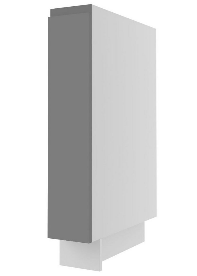 Feldmann-Wohnen Unterschrank Avellino (1-St) 15cm Front-, Korpusfarbe & Ausführung wählbar grifflos Korbauszug von Feldmann-Wohnen