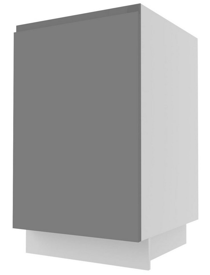 Feldmann-Wohnen Unterschrank Avellino (1-St) 60cm Front- und Korpusfarbe wählbar grifflos 1-türig von Feldmann-Wohnen