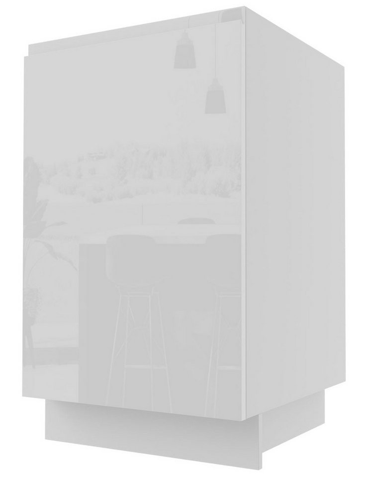 Feldmann-Wohnen Unterschrank Florence (Florence, 1-St) 50cm Front-, Korpusfarbe und Ausführung wählbar 1-türig von Feldmann-Wohnen