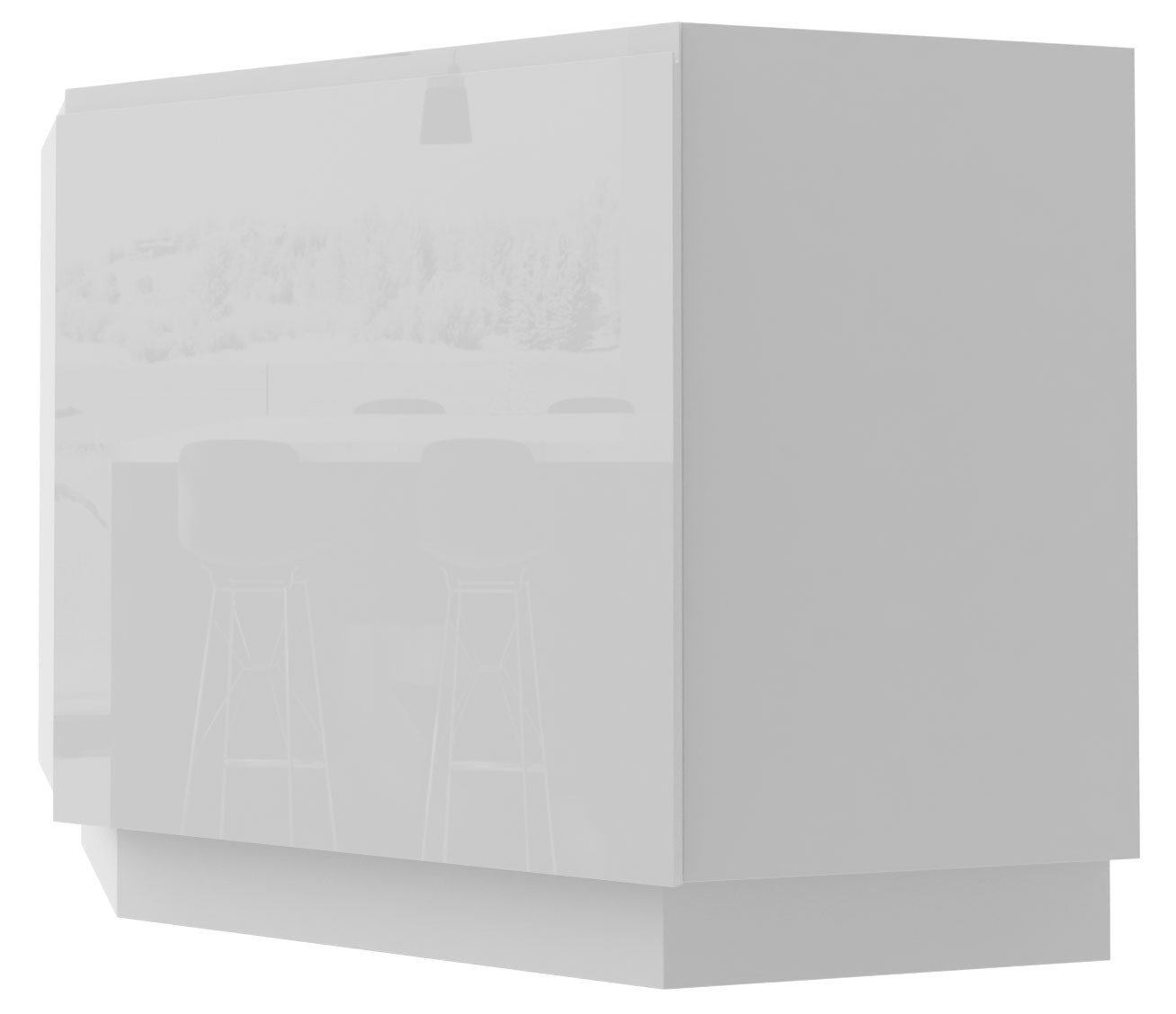 Feldmann-Wohnen Unterschrank Florence (Florence, 1-St) 84cm Front-, Korpusfarbe, Ausführung & Ausrichtung wählbar grifflos von Feldmann-Wohnen