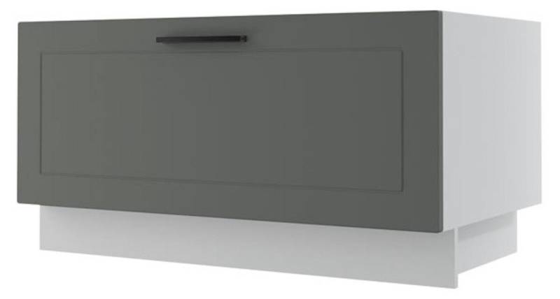 Feldmann-Wohnen Unterschrank Kvantum (Kvantum, 1-St) 90cm Front- und Korpusfarbe wählbar mit Klappe von Feldmann-Wohnen